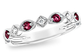 A148-01949: LDS WED RG .20 RUBY .26 TGW