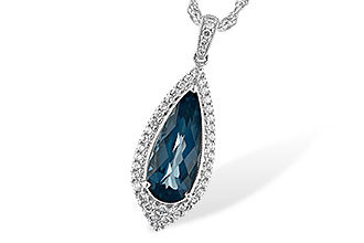 A244-39194: NECK 2.40 LONDON BLUE TOPAZ 2.65 TGW