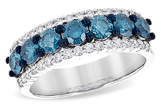 A244-39230: LDS WED RG 1.26 BLUE DIAS 1.70 TGW
