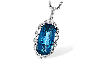 A245-28276: NECK 6.70 LONDON BLUE TOPAZ 6.81 TGW