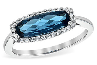 A245-31985: LDS RG 1.79 LONDON BLUE TOPAZ 1.90 TGW