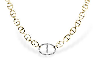 A328-99212: NECKLACE .65 TW (17")
