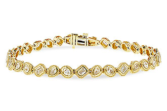 A329-89249: BRACELET 2.15 TW FANCY CUT DIAMONDS