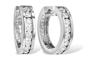 B240-75558: EARRINGS 1 CT TW