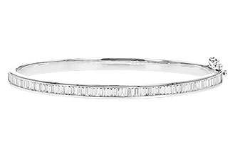 B328-91985: BANGLE 1.02 TW BAGUETTE DIAMONDS