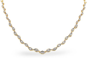 B329-82830: NECKLACE 2.02 TW (17")