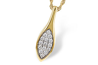 B329-88358: NECKLACE .20 TW