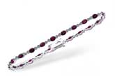 C238-99203: BRACELET 4.08 RUBY 4.55 TGW