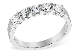 C241-71039: LDS DIA WED RG .75 TW (5 STONES)