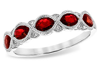 C245-34639: LDS WED RG 1.00 RUBY 1.04 TGW