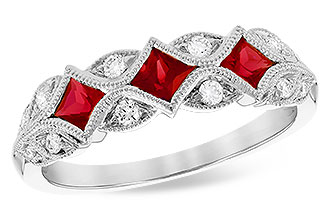 C328-02885: LDS WED RG .55 RUBY .70 TGW