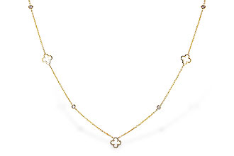 D329-83776: NECKLACE .20 TW (18")