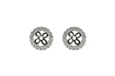 E242-58285: EARRING JACKETS .24 TW (FOR 0.75-1.00 CT TW STUDS)
