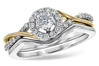 E242-60094: SET .26 BR .50 TW (WG SH & YG TRIM)