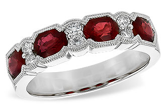 E245-29248: LDS WED RG 1.66 RUBY 1.84 TGW (5x4MM RUBY)