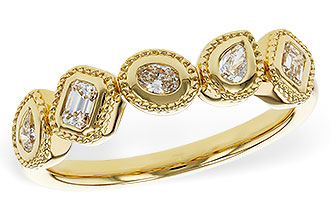 E329-89257: LDS DIA WED RG .34 TW FANCY CUT DIAS