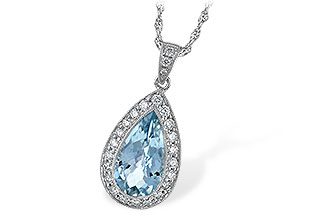 F060-81075: NECKLACE 2.20 AQUA 2.55 TGW