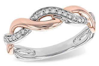 F240-75557: LDS DIA WED RG .10 TW (ROSE & WG)