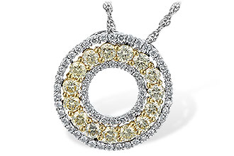 F244-38303: NECK 1.08 YELLOW DIAS 1.55 TW