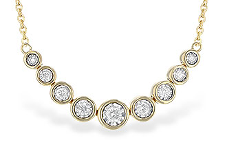 G245-31930: NECKLACE .25 TW (18")