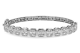 G329-81975: BANGLE .81 TW BAGUETTE 1.00 TW