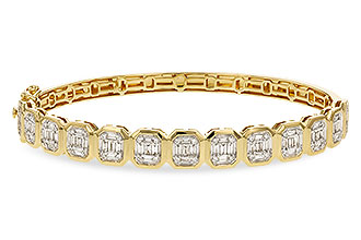 G329-81975: BANGLE .81 TW BAGUETTE 1.00 TW