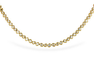 G329-89257: NECKLACE 2.25 TW FANCY CUT DIAS (17.25")