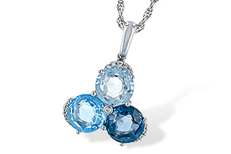 H244-37448: NECK 4.01 BLUE TOPAZ 4.06 TGW