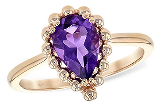 H244-40157: LDS RING 1.06 CT AMETHYST