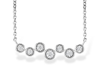 H245-33812: NECKLACE .13 TW