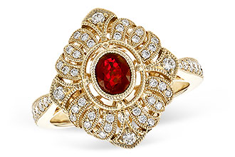 H328-02848: LDS RG .42 RUBY .80 TGW (5x4MM RUBY)