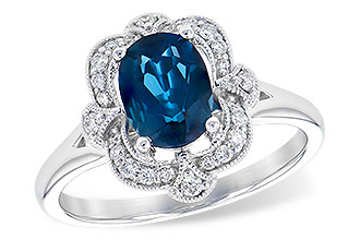 H328-06484: LDS RG 1.35 LONDON BLUE TOPAZ 1.50 TGW