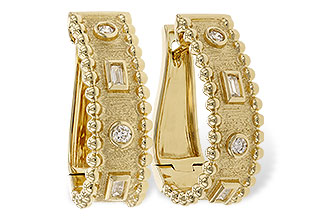 H328-97412: EARRINGS .09 BAG .18 TW