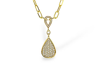H329-89212: NECKLACE .66 TW (17")