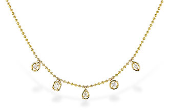 H329-89239: NECKLACE .50 TW FANCY CUT DIAS (18")