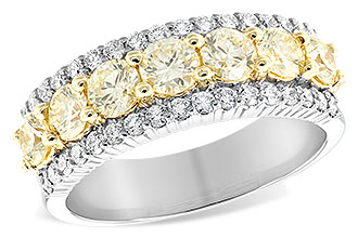 K243-48348: LDS DIA WED RG 1.20 YELLOW DIA 1.64 TW