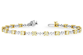 K243-51084: BRACELET 2.80 YELLOW DIA 4.01 TW