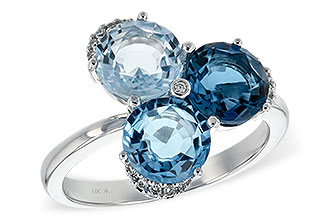 K244-37448: LDS RG 4.02 BLUE TOPAZ 4.07 TGW