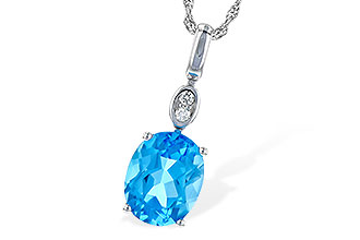 K245-34721: NECK 2.84 BLUE TOPAZ 2.87 TGW (10x8MM BT)