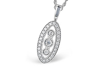 K328-01075: NECKLACE .34 TW