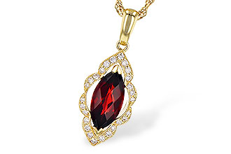 K328-07375: NECK 1.25 GARNET 1.36 TGW