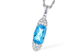 K328-91030: NECK 2.02 BLUE TOPAZ 2.12 TGW