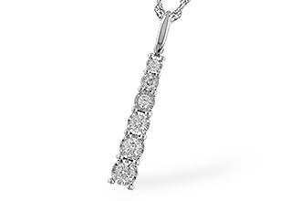 K328-99193: NECKLACE .25 TW