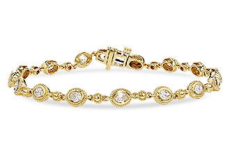 K329-89257: BRACELET 1.25 TW OVAL DIAS (7")