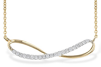 L245-32875: NECKLACE .18 TW