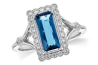 L245-32893: LDS RG 1.58 LONDON BLUE TOPAZ 1.75 TGW