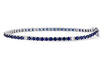 L329-82884: BRACELET 3.27 TW SAPP 3.52 TGW (7")