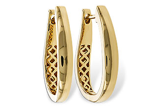 L329-87439: GOLD EARRINGS (22MM)