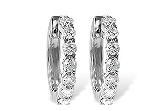 M056-21011: EARRINGS 1.00 CT TW