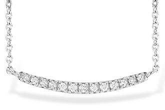 M245-32857: NECKLACE .10 TW (13 STONES)